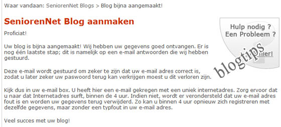 blog aanmaken